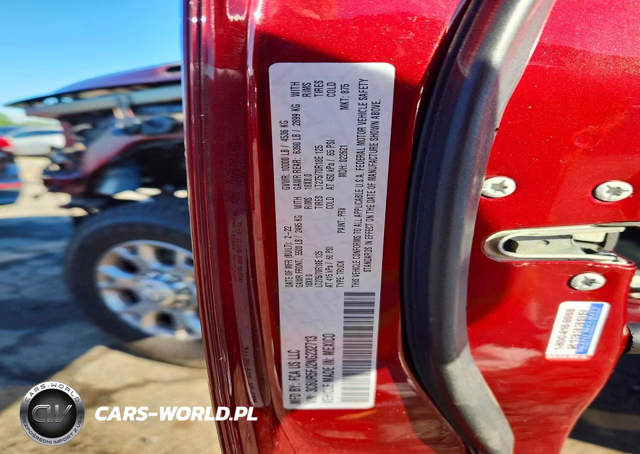 2022 Ram 2500 Laramie VIN:3C6UR5FJ2NG232713 - 13