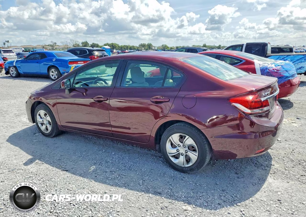 2014 Honda Civic Lx VIN:19XFB2F56EE022005 - 2