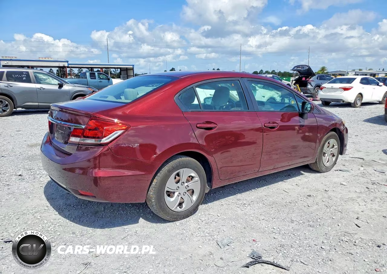 2014 Honda Civic Lx VIN:19XFB2F56EE022005 - 3