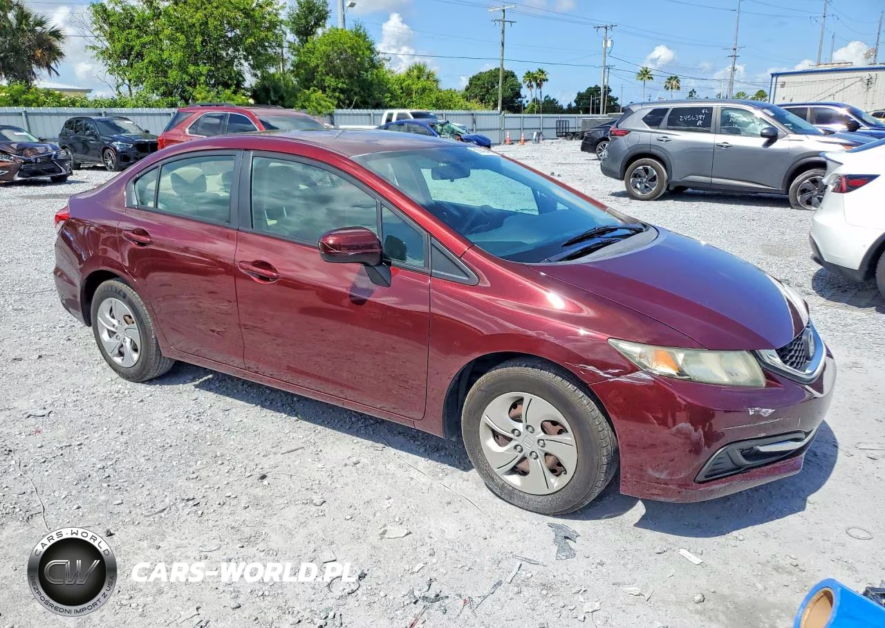 2014 Honda Civic Lx VIN:19XFB2F56EE022005 - 4