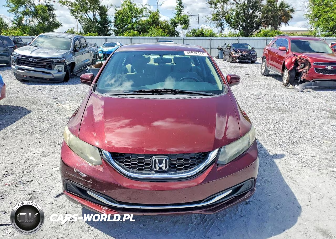2014 Honda Civic Lx VIN:19XFB2F56EE022005 - 5