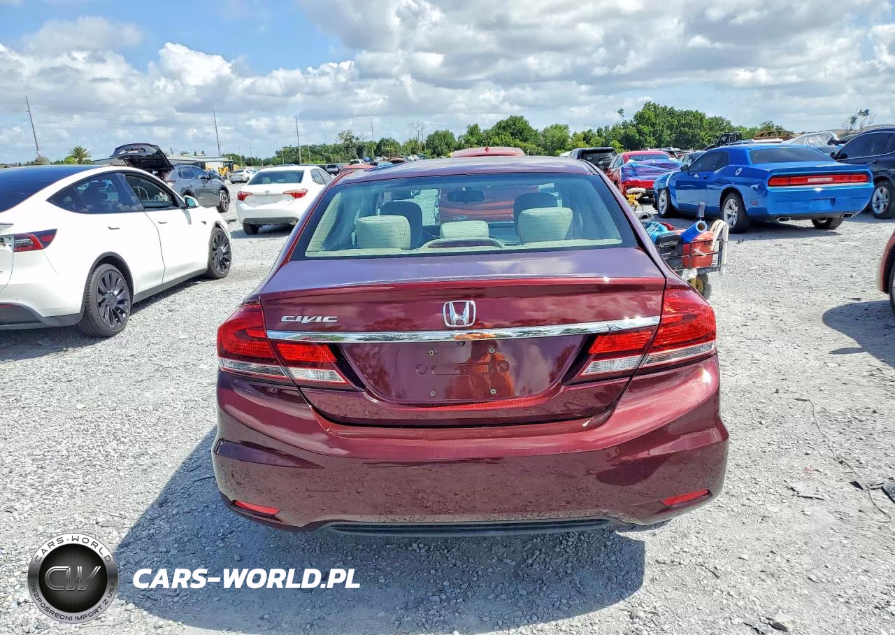 2014 Honda Civic Lx VIN:19XFB2F56EE022005 - 6