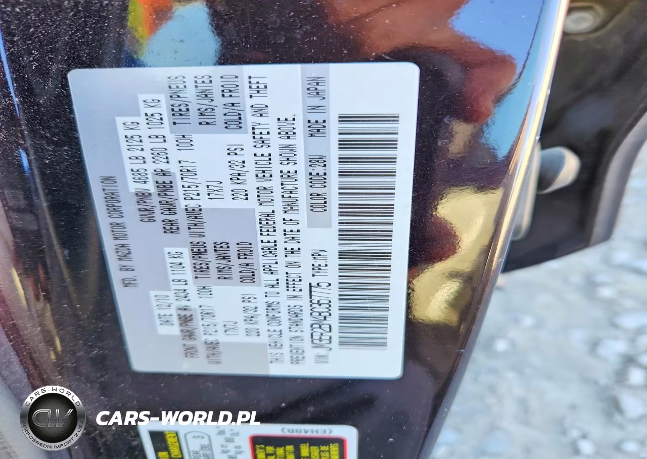 2011 Mazda Cx-7 VIN:JM3ER2BM4B0367775 - 12