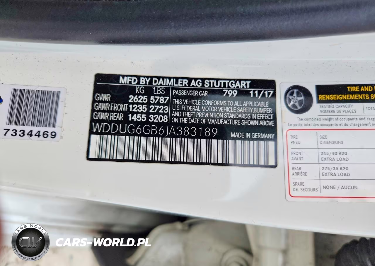 2018 Mercedes-Benz S 450 VIN:WDDUG6GB6JA383189 - 12