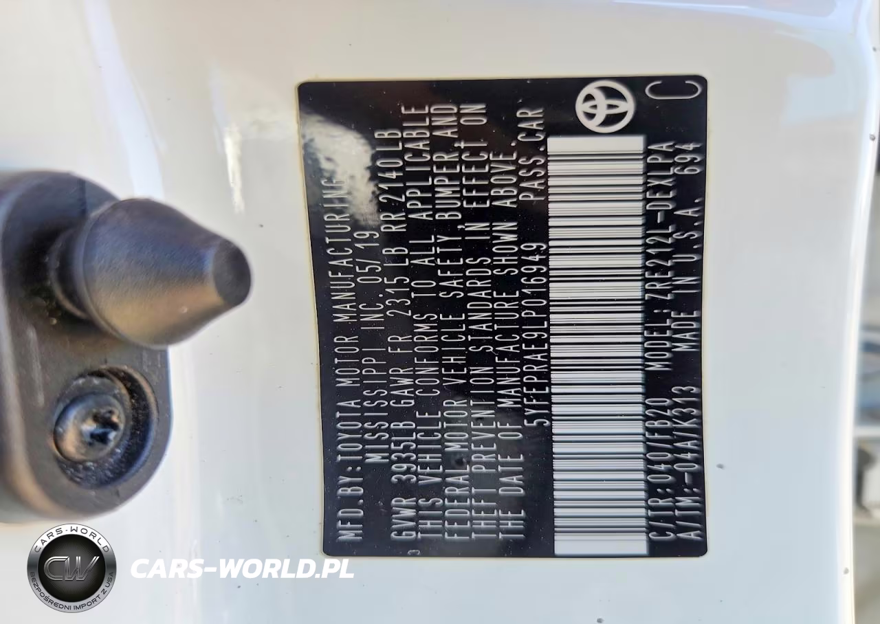 2020 Toyota Corolla Le VIN:5YFEPRAE9LP016949 - 13