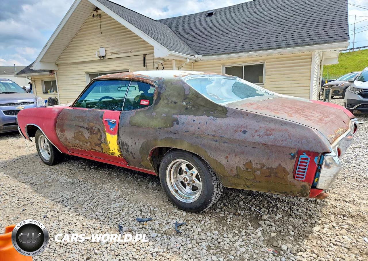 1972 Chevrolet Chevell VIN:1D37H2R576153 - 2
