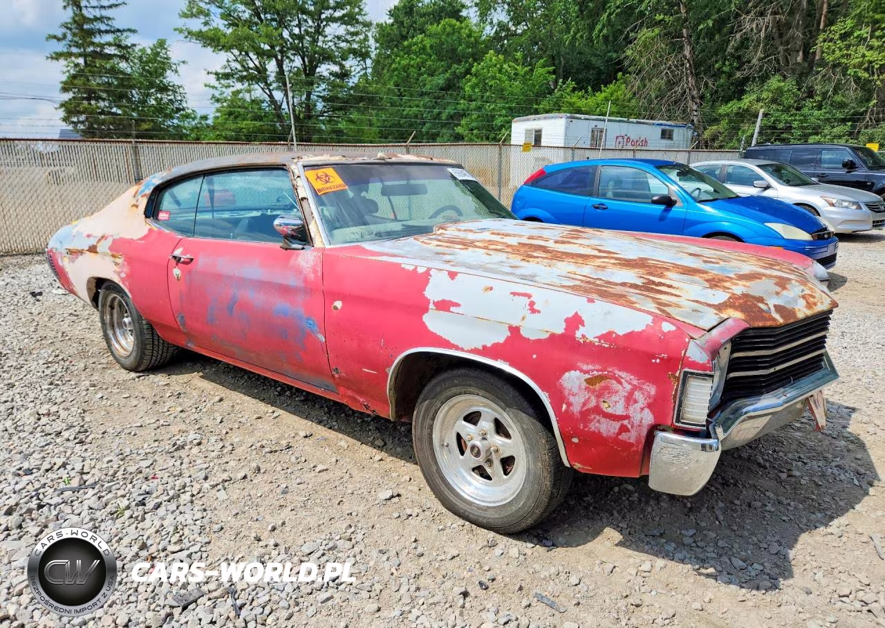 1972 Chevrolet Chevell VIN:1D37H2R576153 - 4