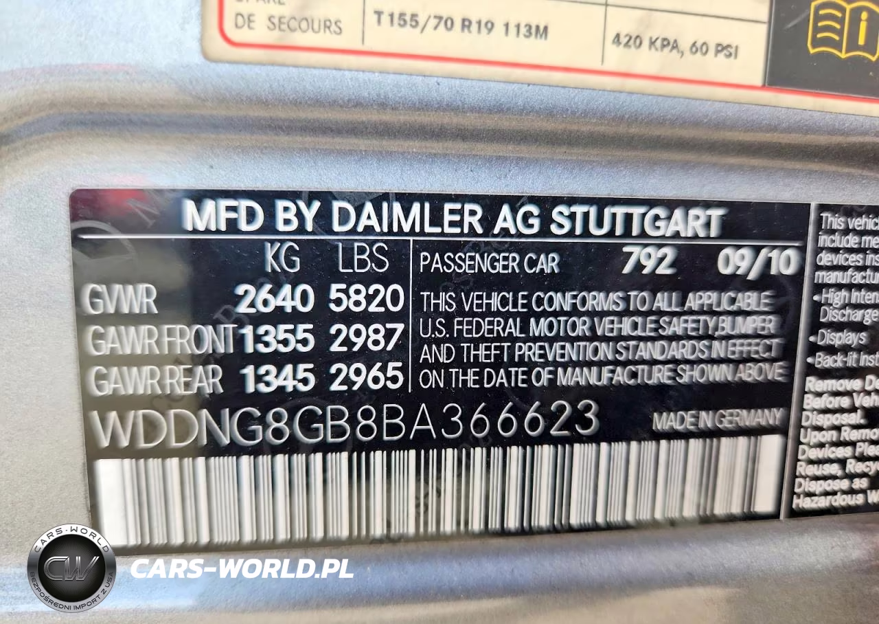 2011 Mercedes-Benz S 550 4Matic VIN:WDDNG8GB8BA366623 - 12