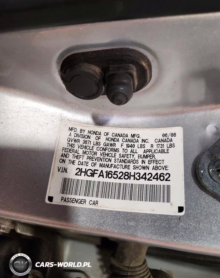 2008 Honda Civic Lx VIN:2HGFA16528H342462 - 12