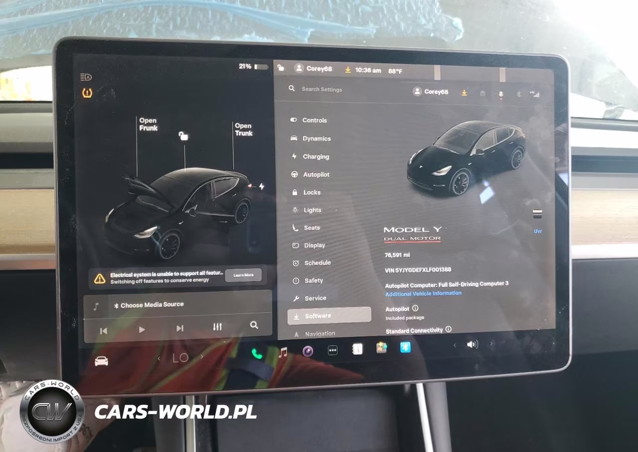 2020 Tesla Model Y VIN:5YJYGDEFXLF001388 - 9