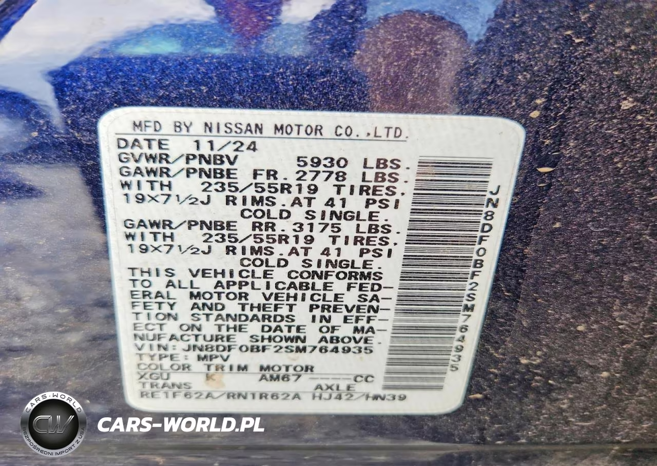 2025 Nissan Ariya Engage+ E-4Orce VIN:JN8DF0BF2SM764935 - 13