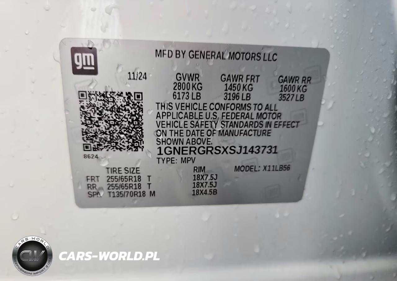 2025 Chevrolet Traverse Lt VIN:1GNERGRSXSJ143731 - 13