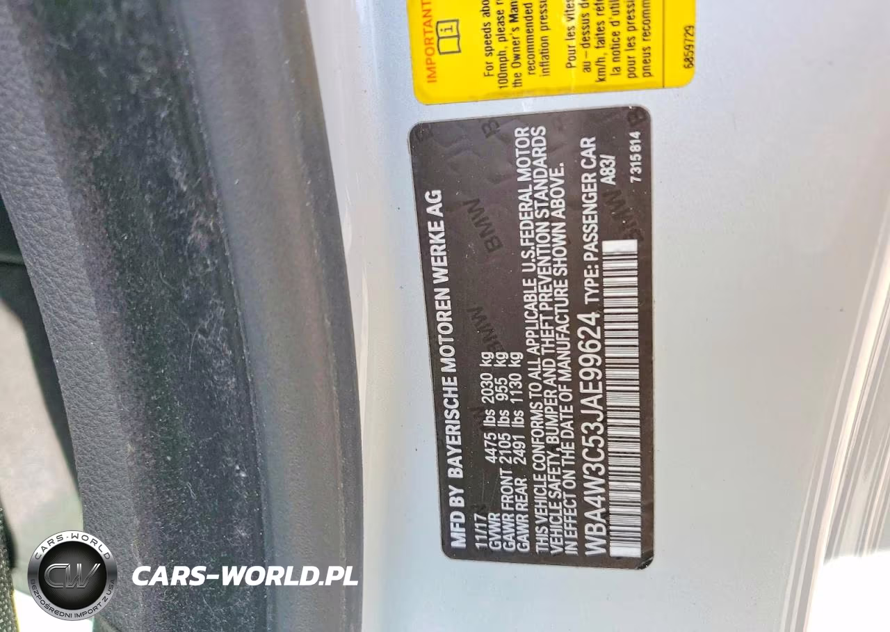 2018 BMW 430I VIN:WBA4W3C53JAE99624 - 12