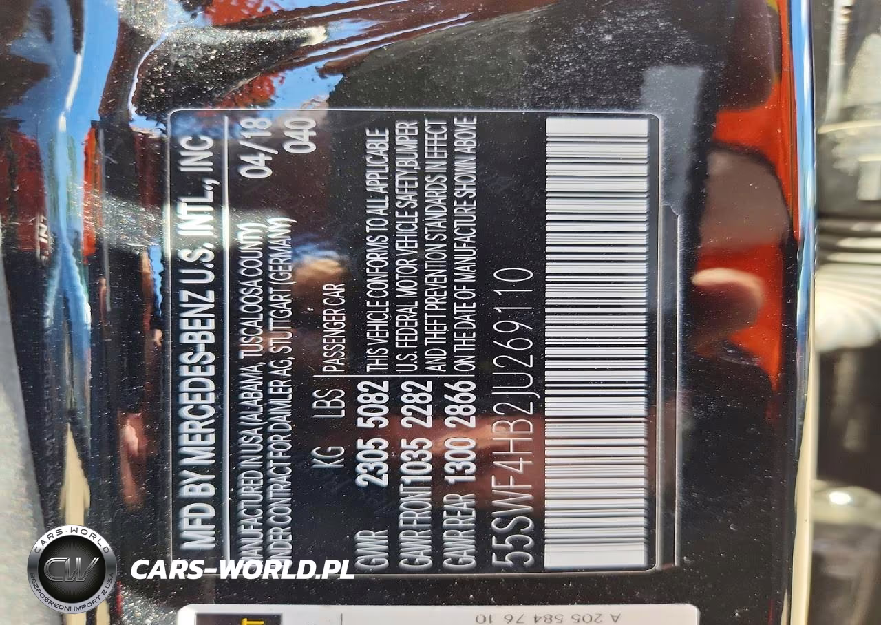 2018 Mercedes-Benz C 350E VIN:55SWF4HB2JU269110 - 12