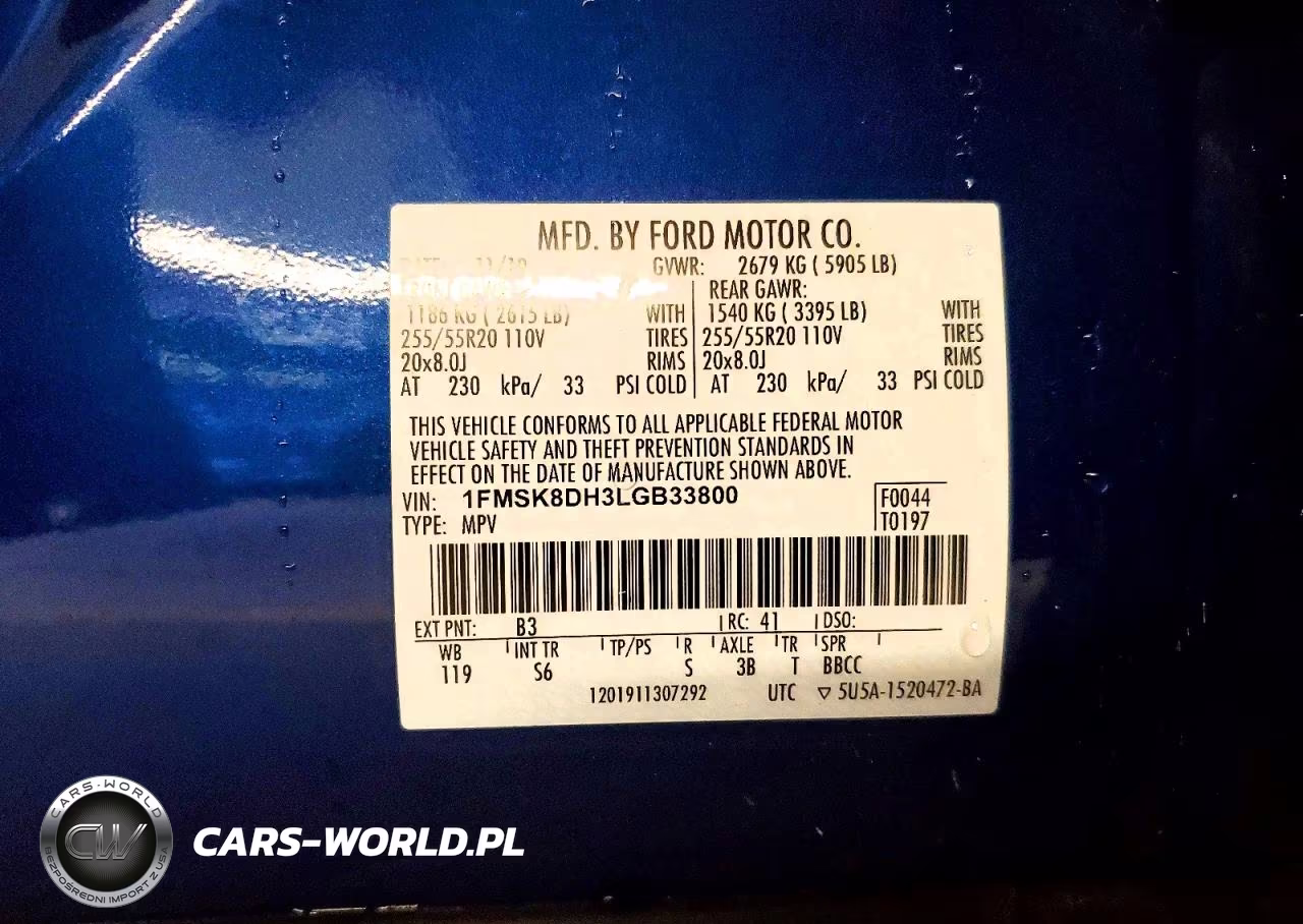 2020 Ford Explorer Xlt VIN:1FMSK8DH3LGB33800 - 13