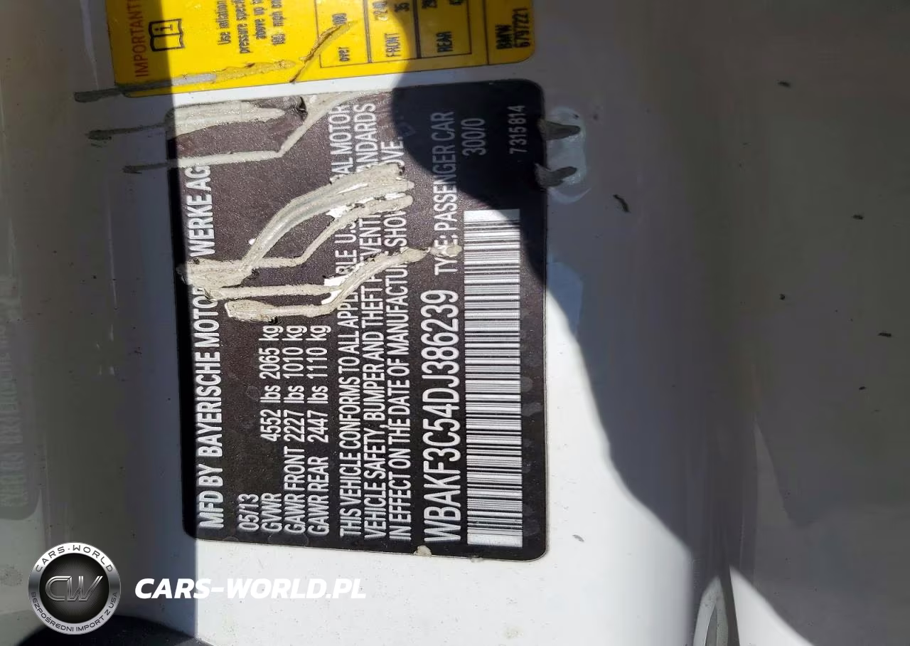 2013 BMW 328 Xi VIN:WBAKF3C54DJ386239 - 12