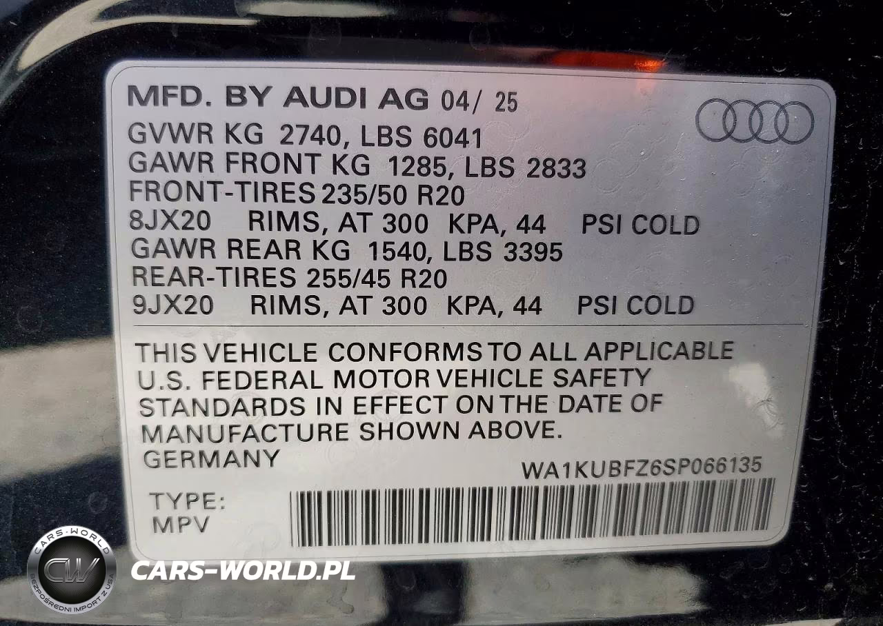 2025 Audi Q4 E-Tron Premium VIN:WA1KUBFZ6SP066135 - 13