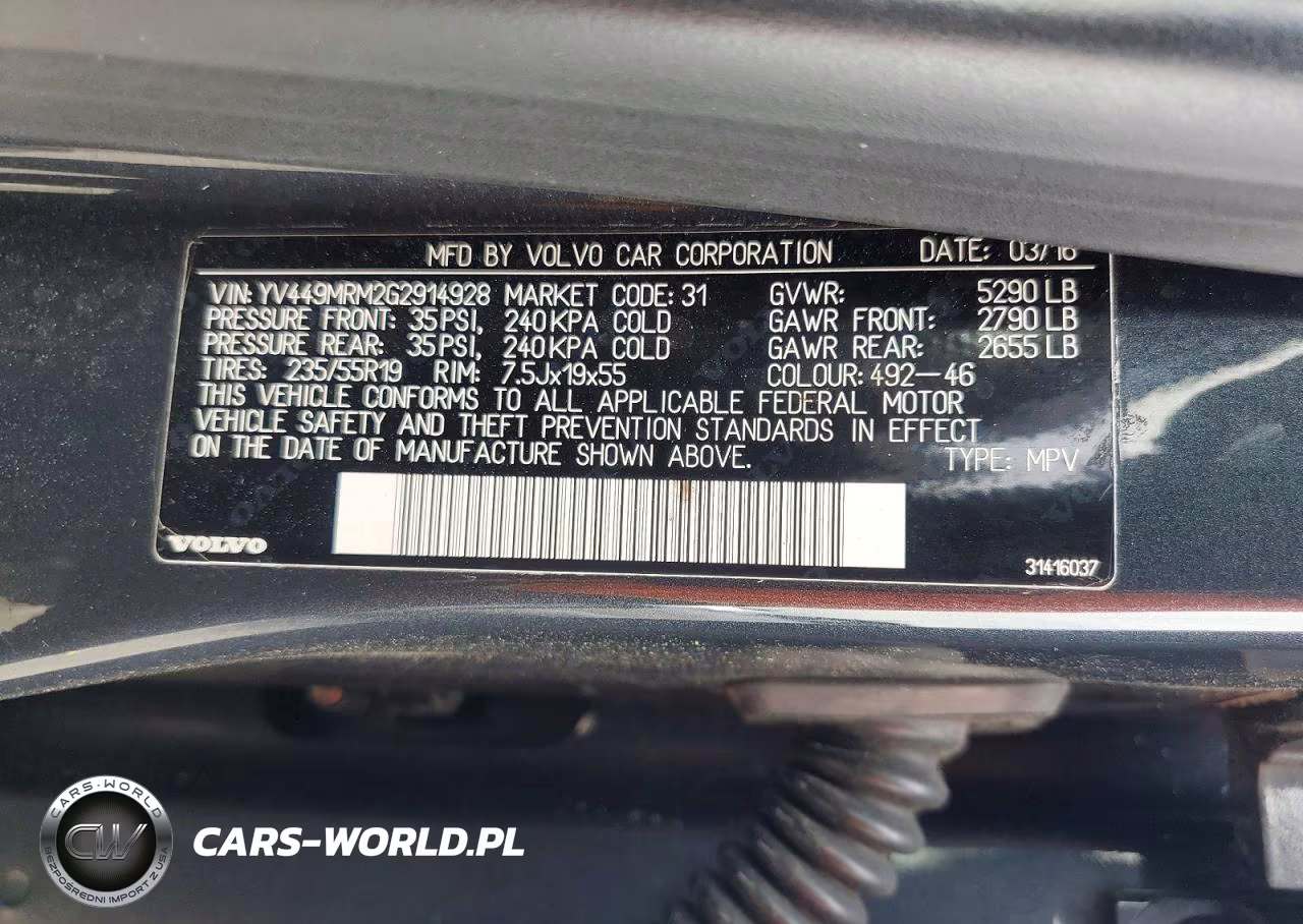 2016 Volvo Xc60 T6 Platinum VIN:YV449MRM2G2914928 - 13