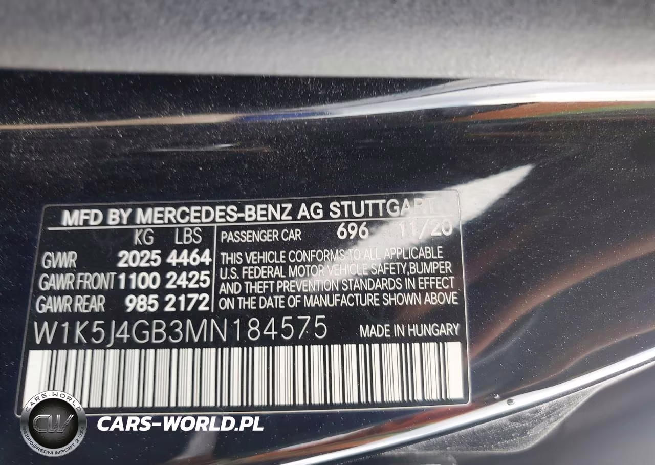 2021 Mercedes-Benz Cla 250 VIN:W1K5J4GB3MN184575 - 12