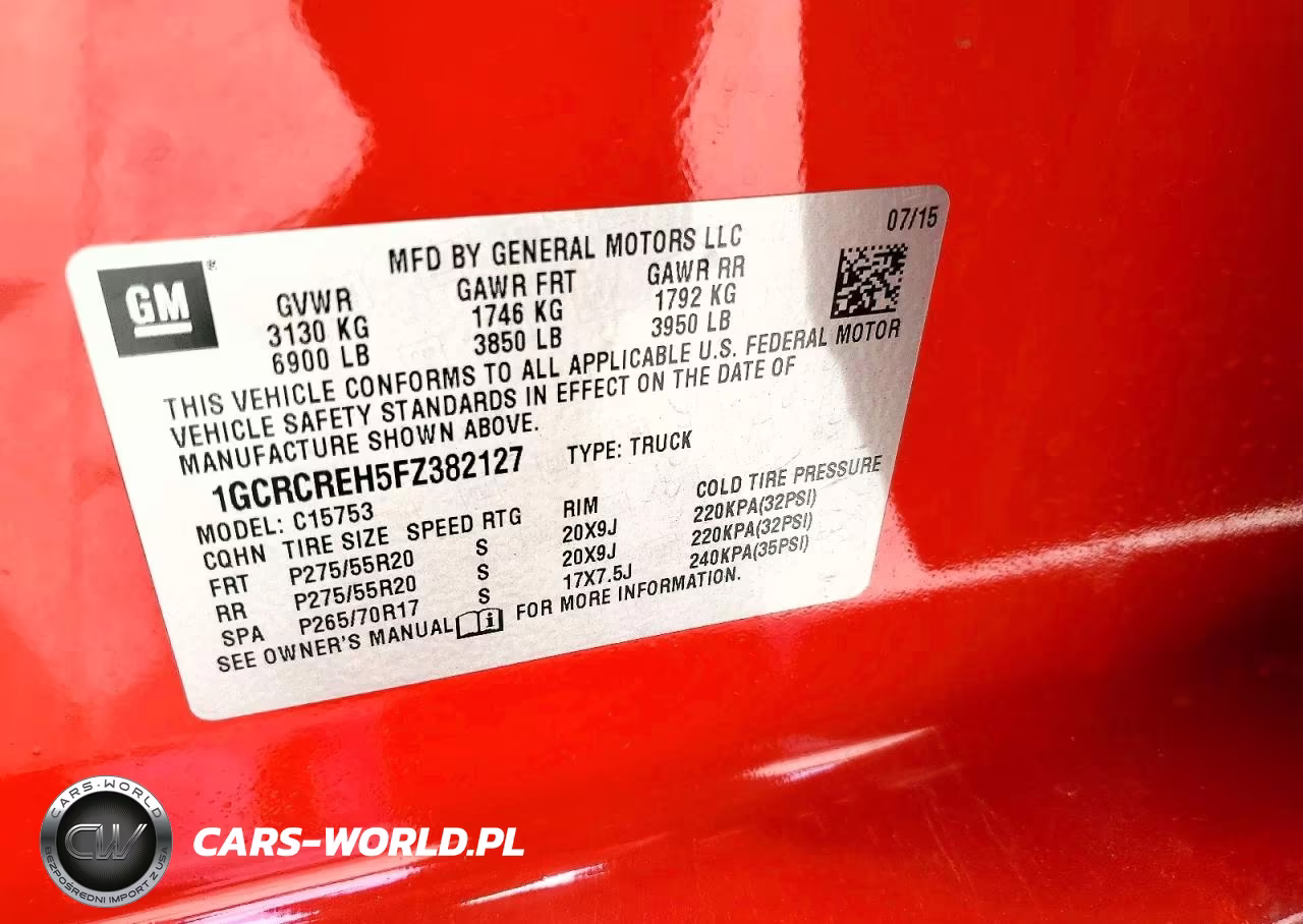 2015 Chevrolet Silverado C1500 Lt VIN:1GCRCREH5FZ382127 - 12
