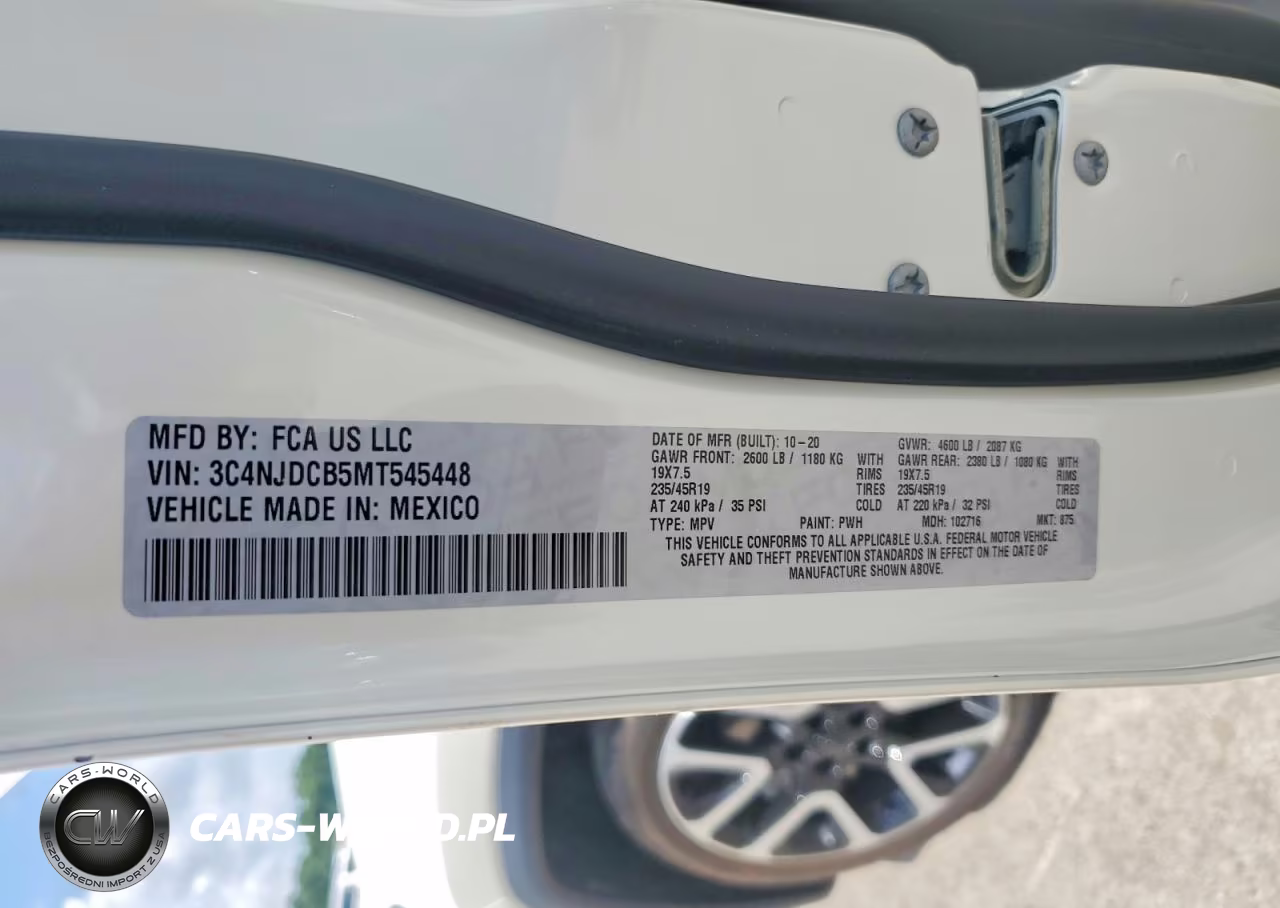 2021 Jeep Compass Limited VIN:3C4NJDCB5MT545448 - 14