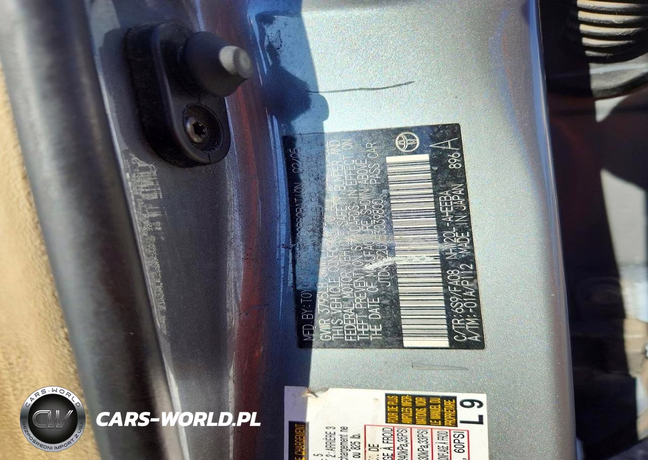 2005 Toyota Prius Base VIN:JTDKB22UX53039800 - 12