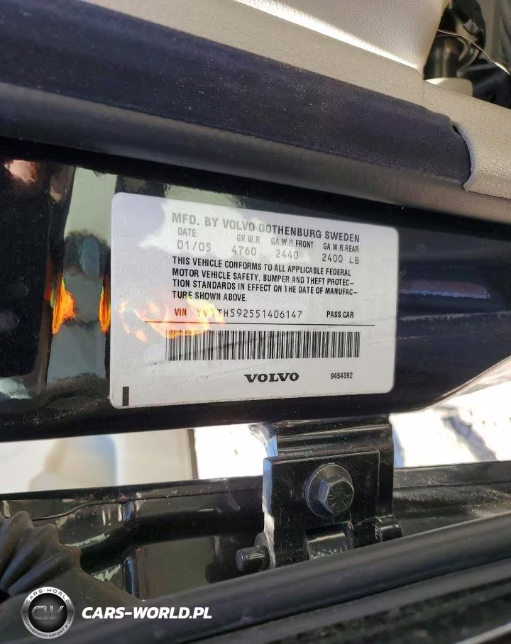 2005 Volvo S80 2.5T VIN:YV1TH592551406147 - 12
