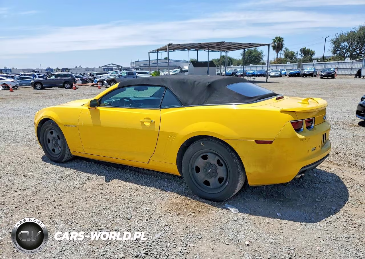 2012 Chevrolet Camaro Lt VIN:2G1FB3D32C9208457 - 2
