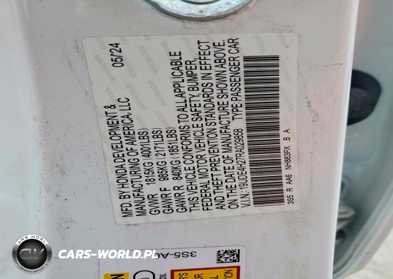 2024 ACURA INTEGRA VIN:19UDE4H27RA029858 - 13
