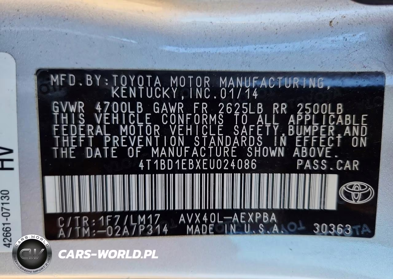 2014 Toyota Avalon Hybrid Limited VIN:4T1BD1EBXEU024086 - 12