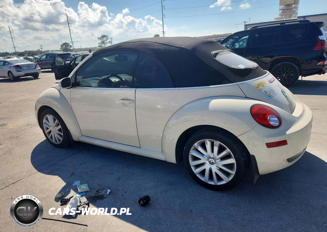 2008 Volkswagen New Beetle Convertible Se VIN:3VWRF31Y98M418719 - 2