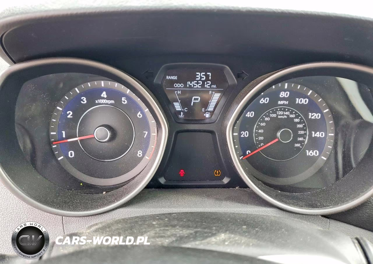 2013 Hyundai Elantra Gls VIN:5NPDH4AE6DH434881 - 9