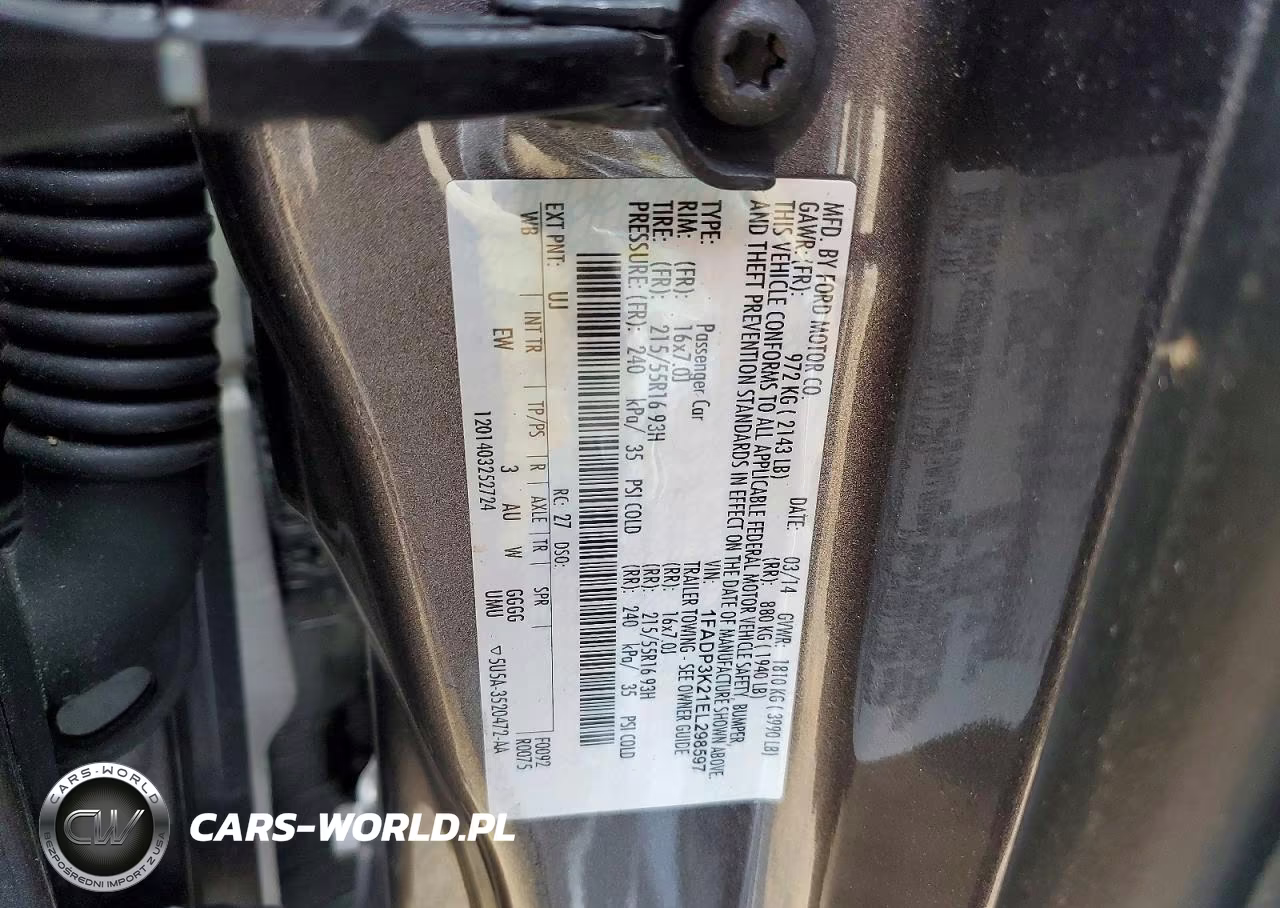 2014 Ford Focus Se VIN:1FADP3K21EL298597 - 12