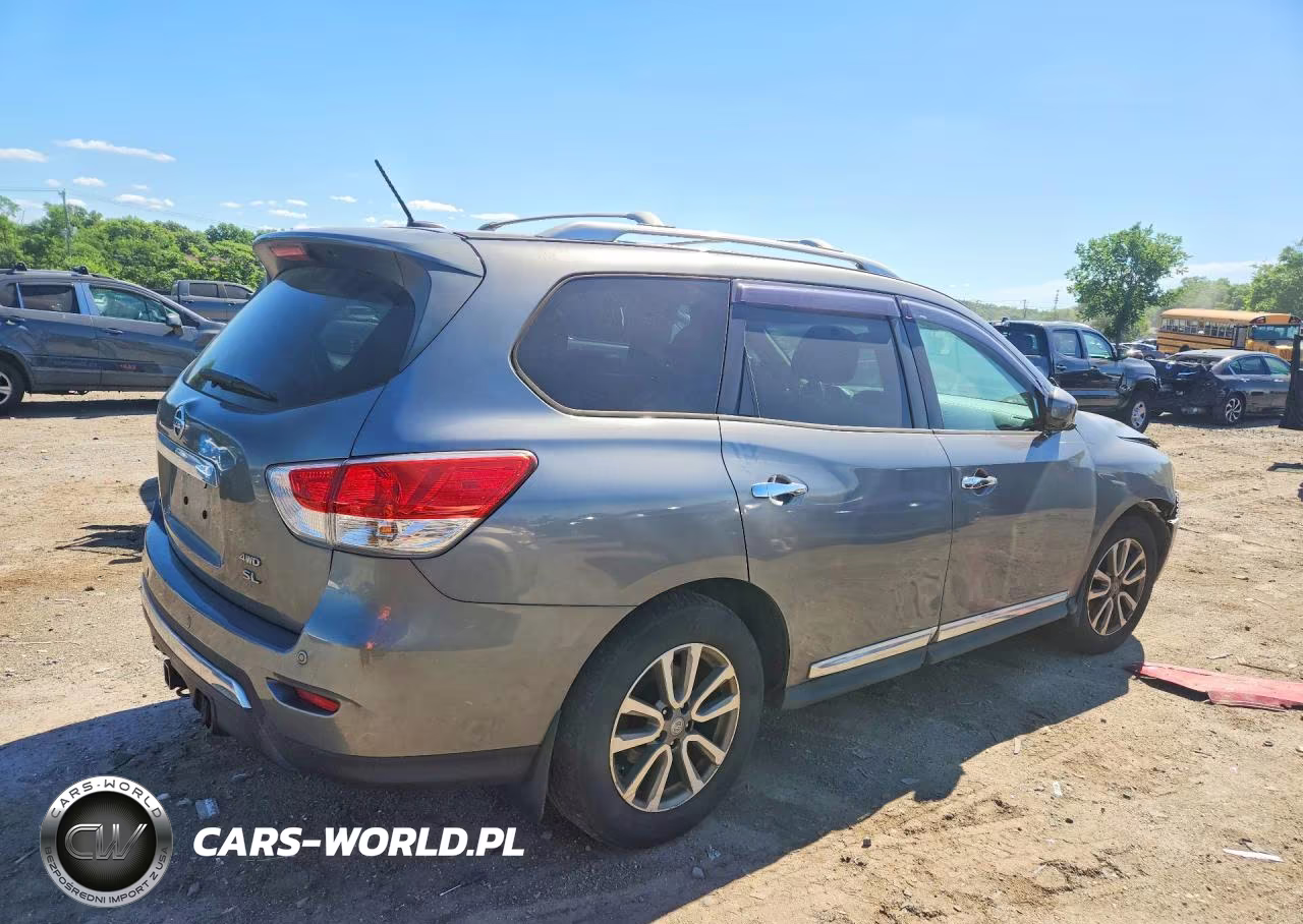 2015 Nissan Pathfinder Sl VIN:5N1AR2MM1FC693554 - 3