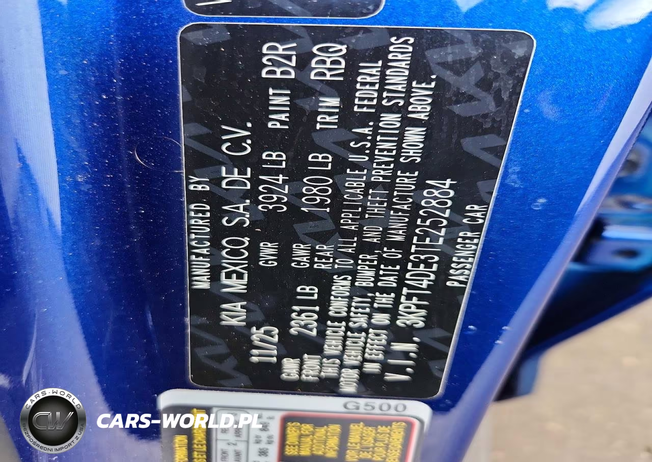 2026 Kia K4 Lxs VIN:3KPFT4DE3TE252884 - 12