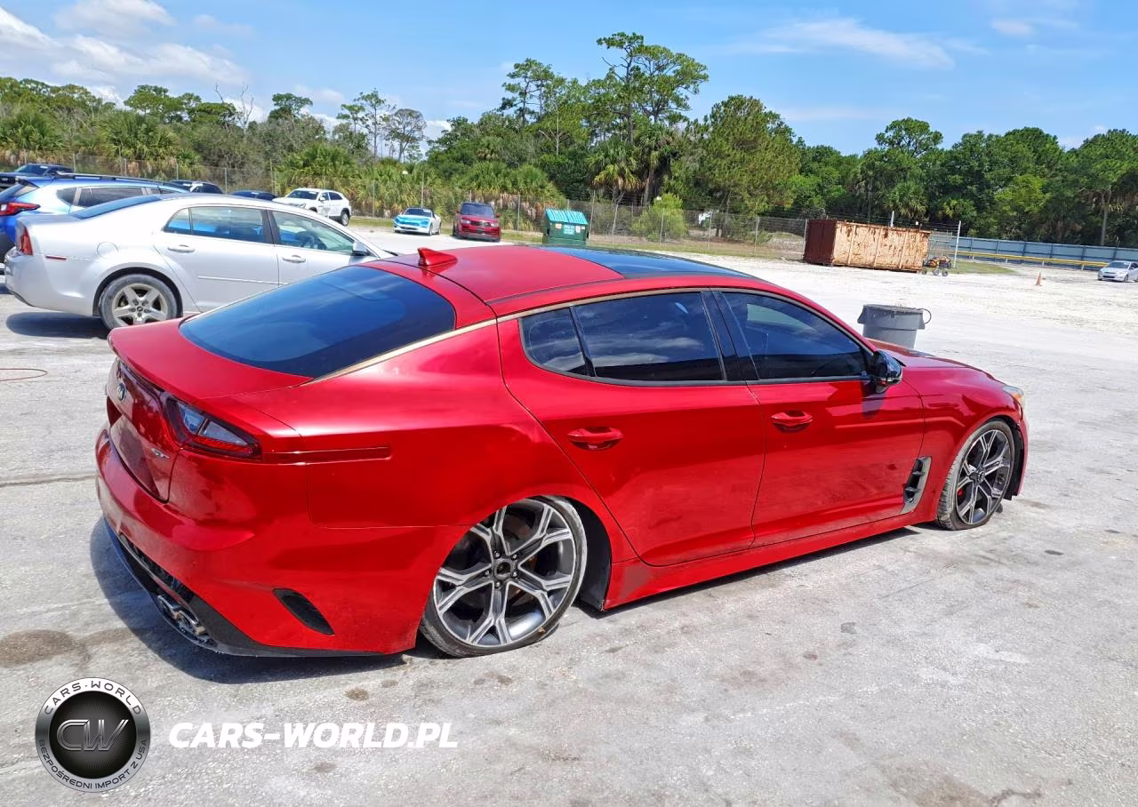 2018 Kia Stinger Gt2 VIN:KNAE55LC8J6012872 - 3