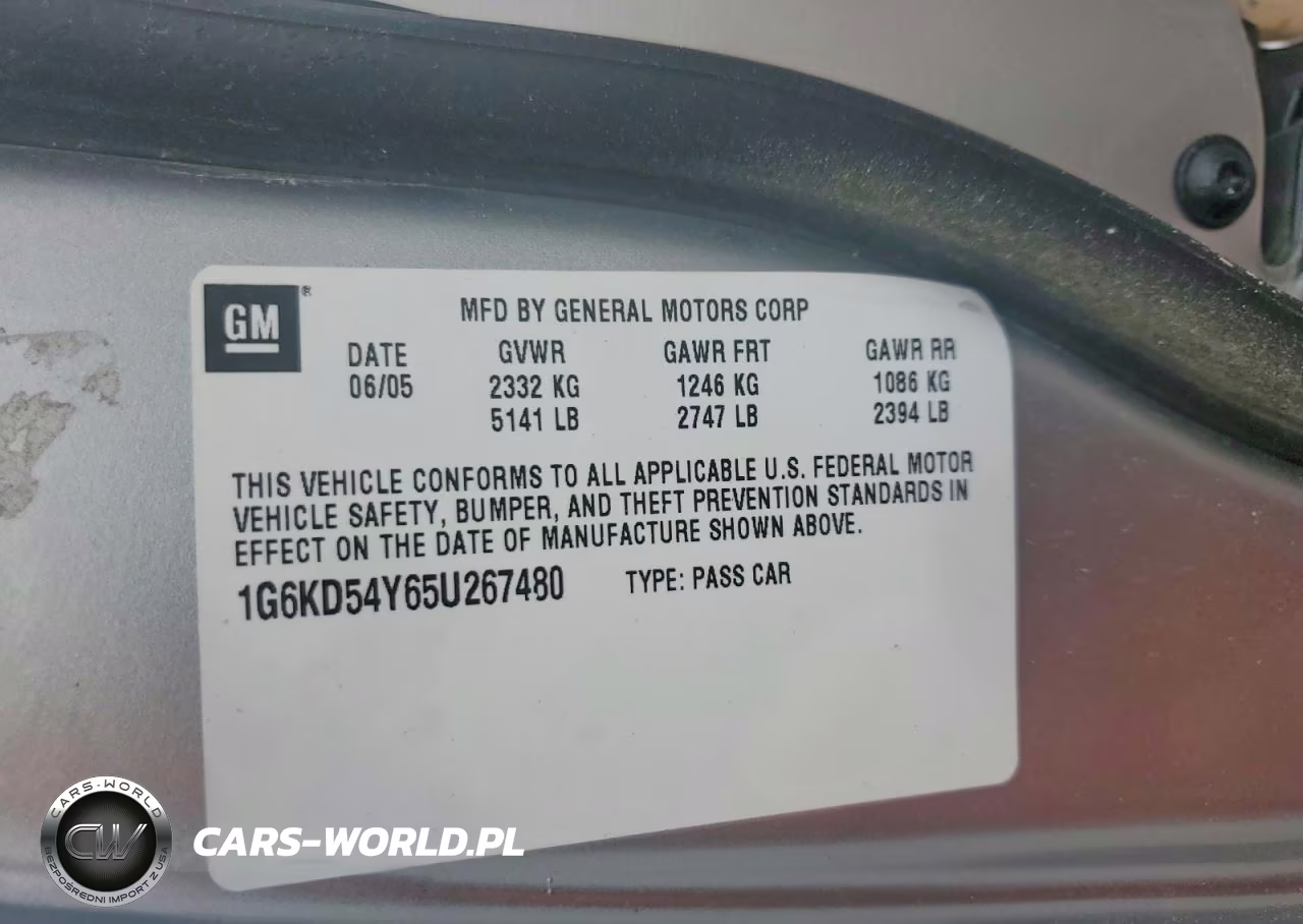 2005 Cadillac Deville VIN:1G6KD54Y65U267480 - 12