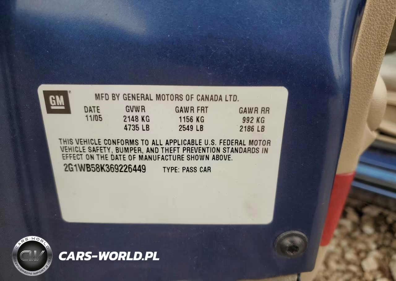 2006 Chevrolet Impala Ls VIN:2G1WB58K369226449 - 12