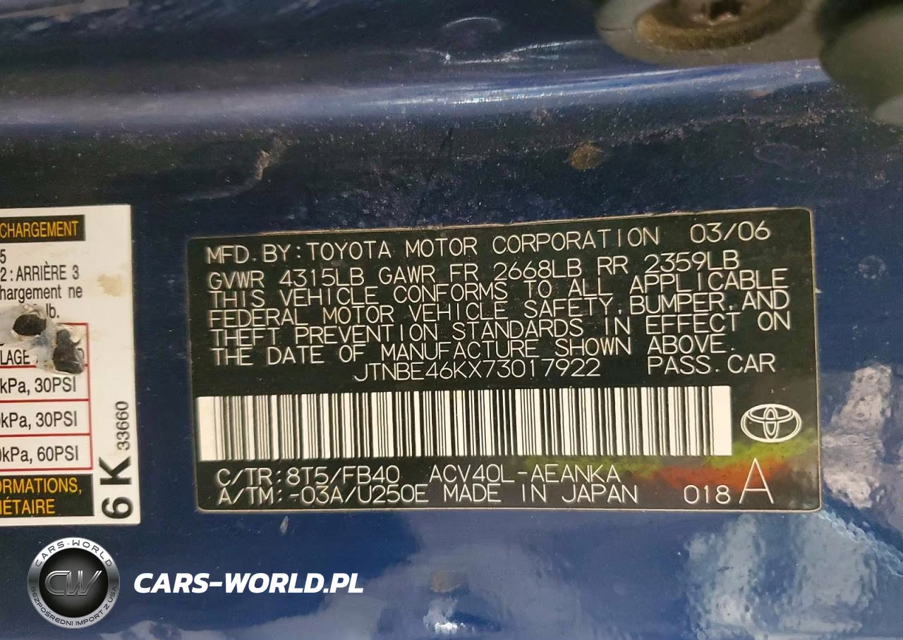 2007 Toyota Camry Le VIN:JTNBE46KX73017922 - 12