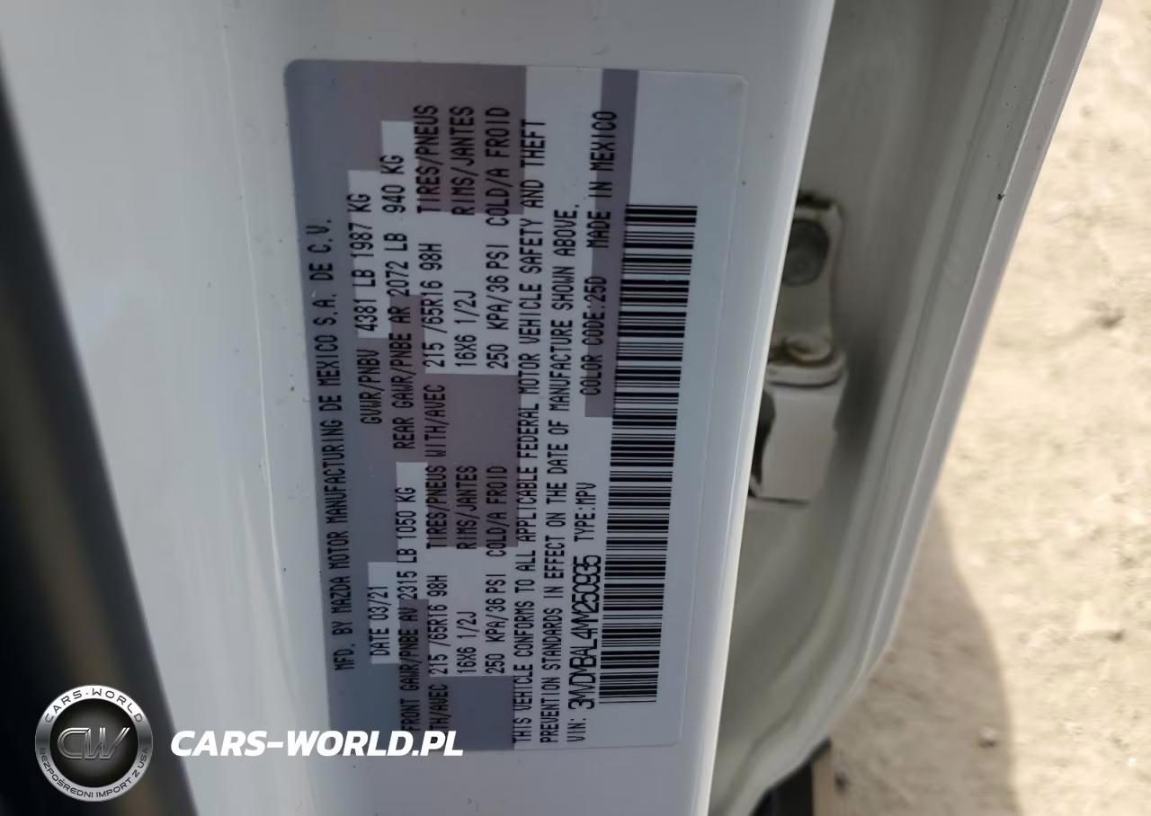 2021 Mazda Cx-30 VIN:3MVDMBAL4MM250935 - 13