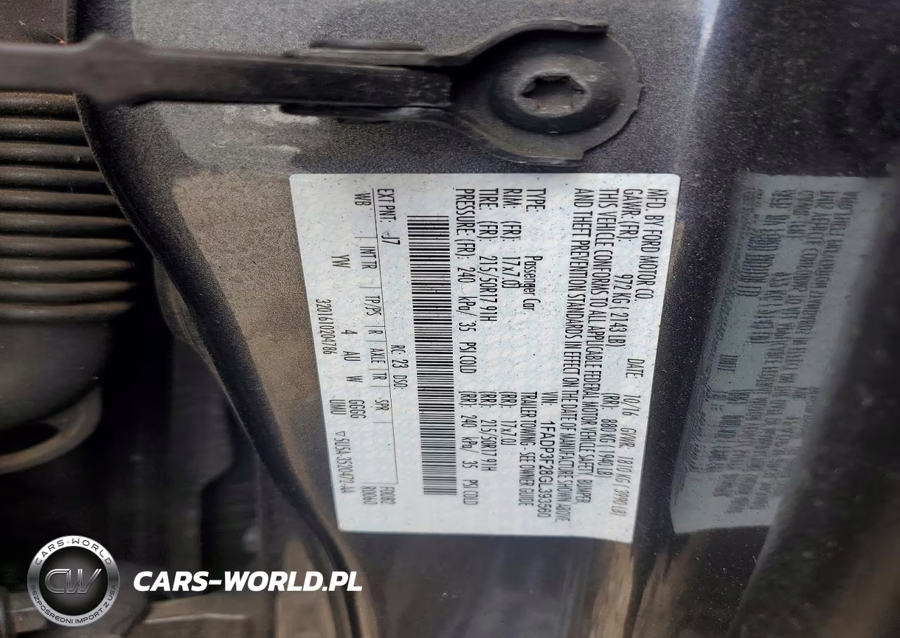 2016 Ford Focus Se VIN:1FADP3F28GL393560 - 12