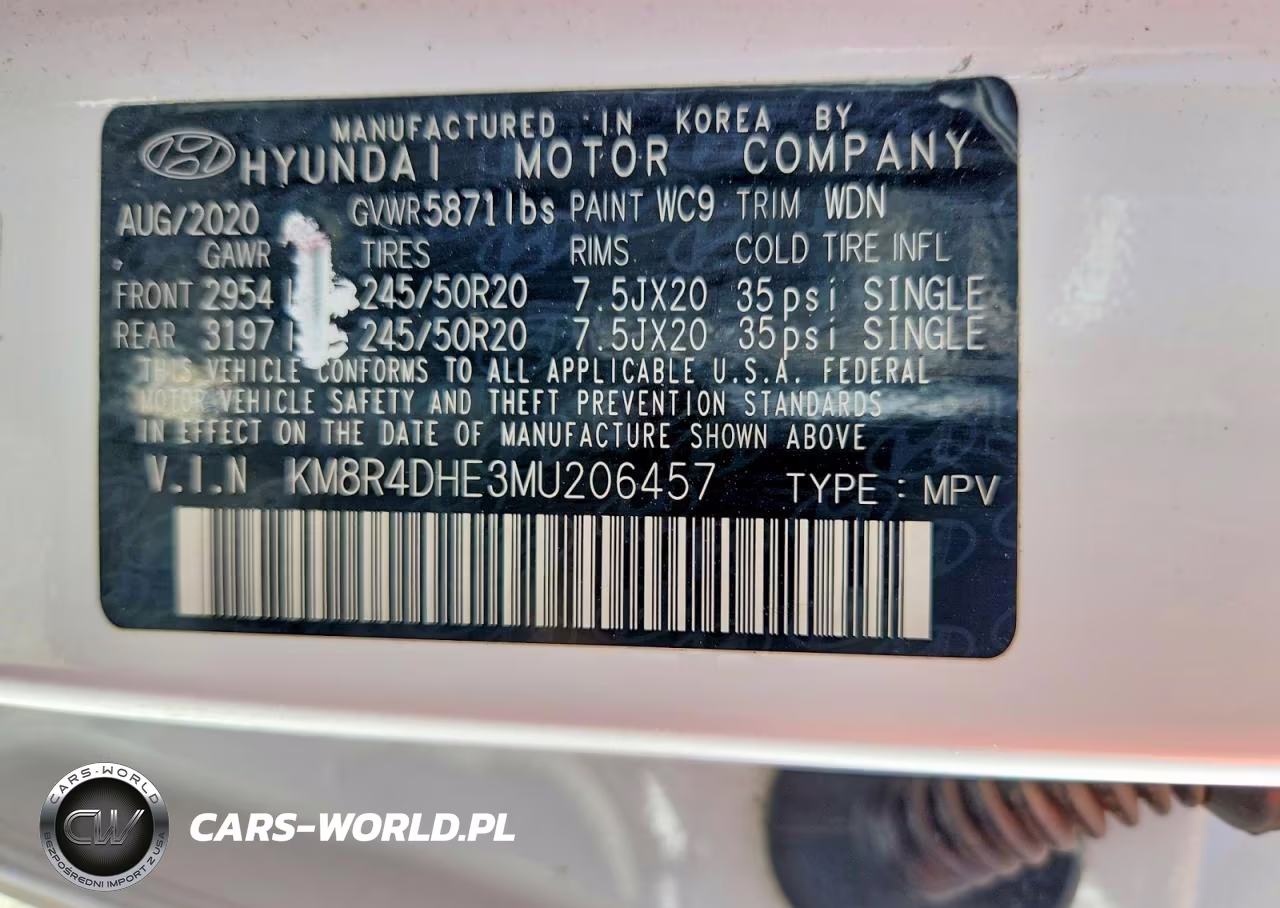 2021 Hyundai Palisade Sel VIN:KM8R4DHE3MU206457 - 14