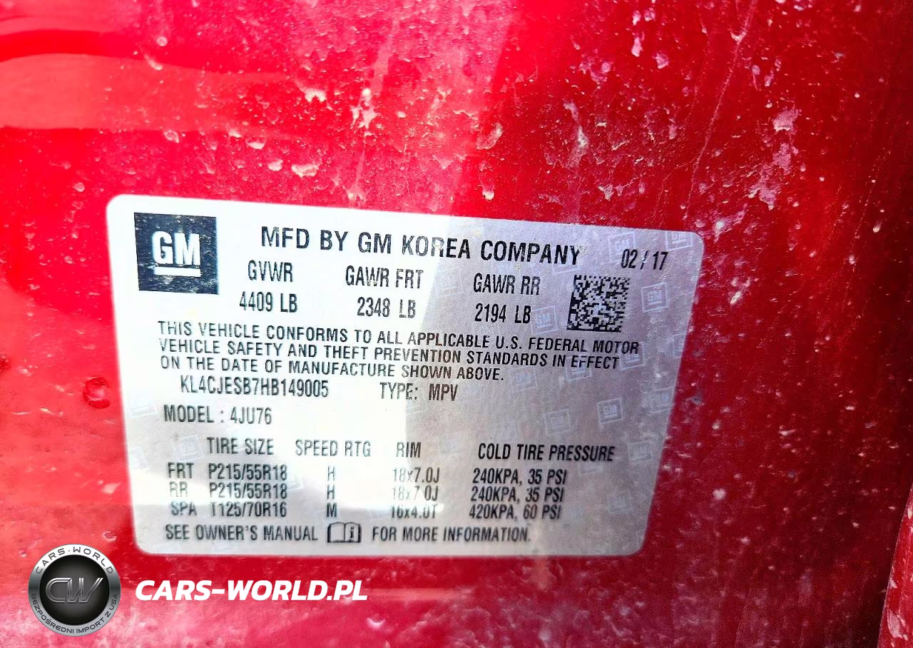 2017 Buick Encore Preferred VIN:KL4CJESB7HB149005 - 13