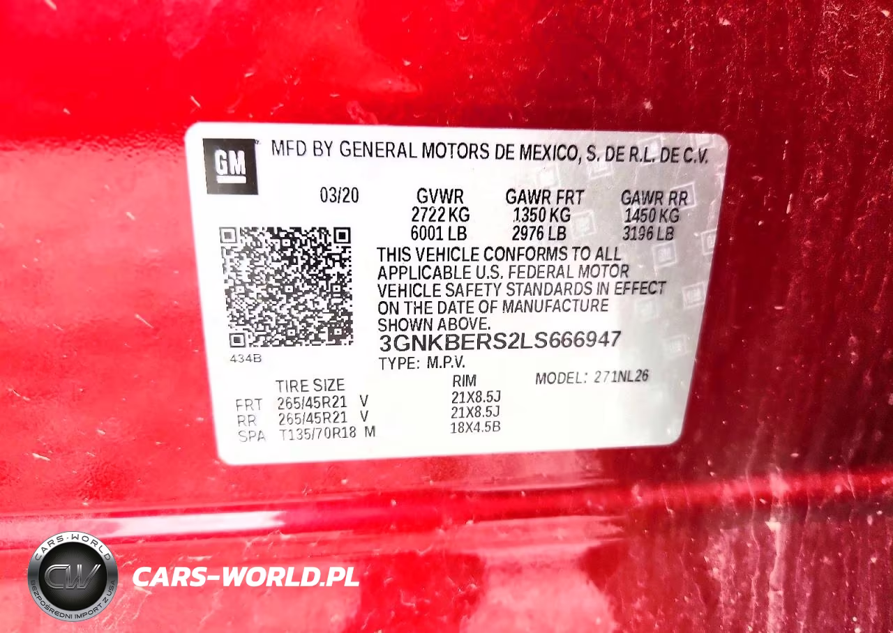 2020 Chevrolet Blazer Rs VIN:3GNKBERS2LS666947 - 13