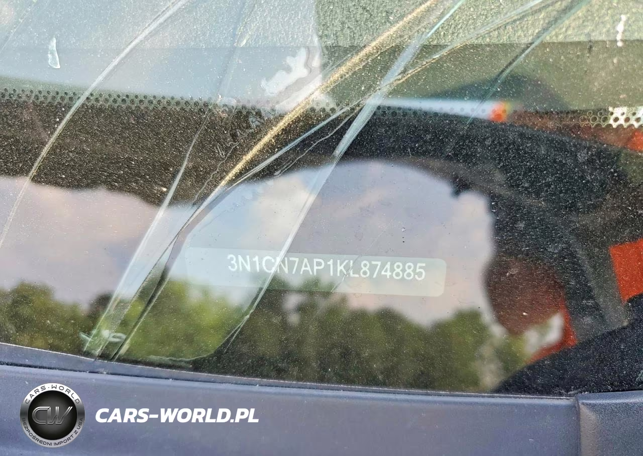 2019 Nissan Versa Sv VIN:3N1CN7AP1KL874885 - 12