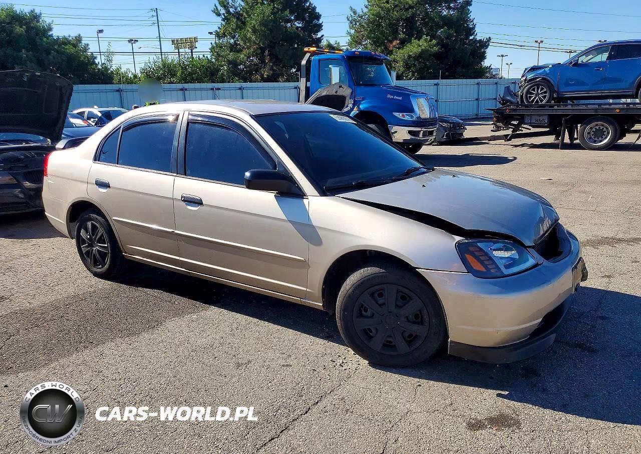 2001 Honda Civic Lx VIN:1HGES16511L010482 - 4