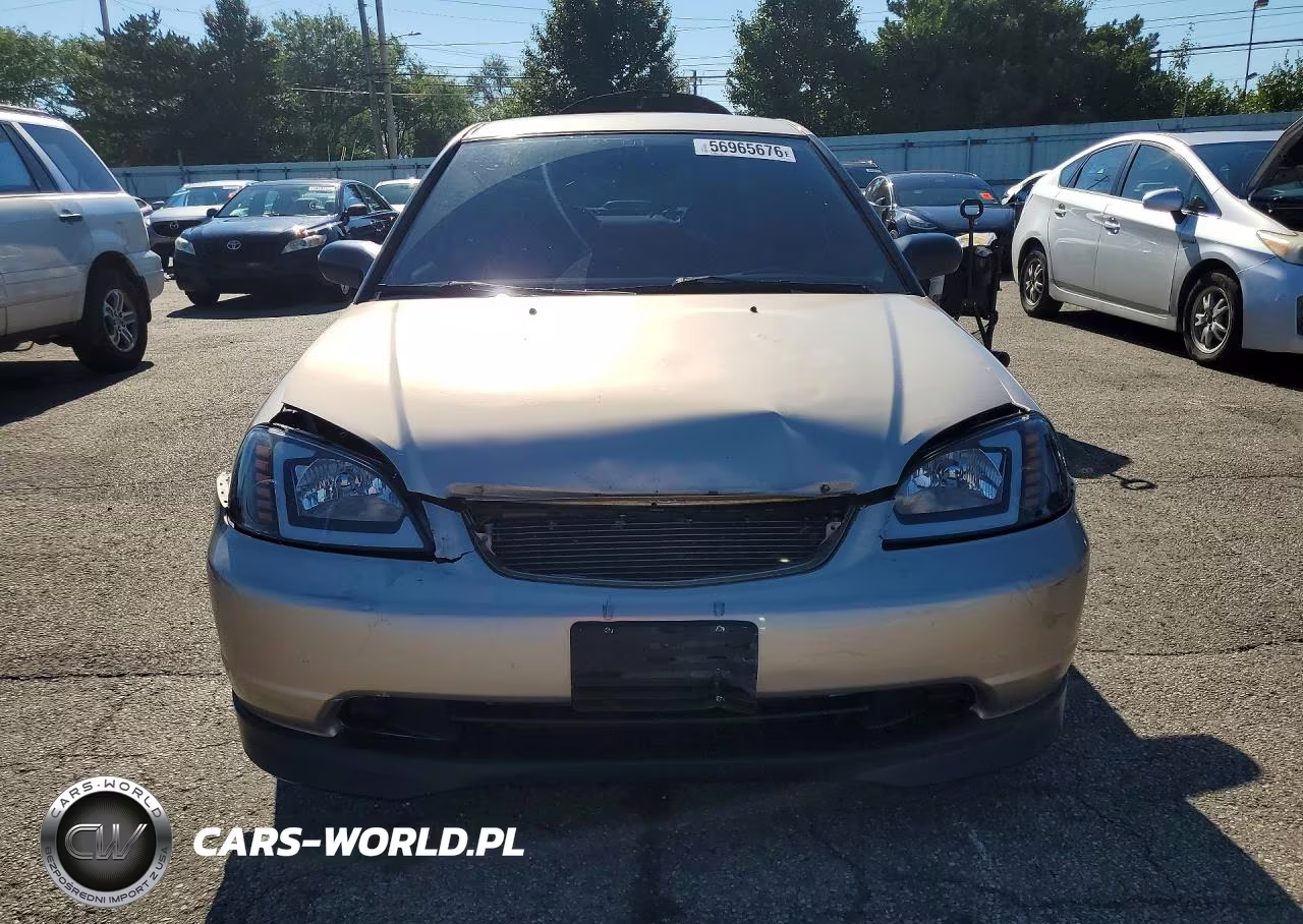 2001 Honda Civic Lx VIN:1HGES16511L010482 - 5