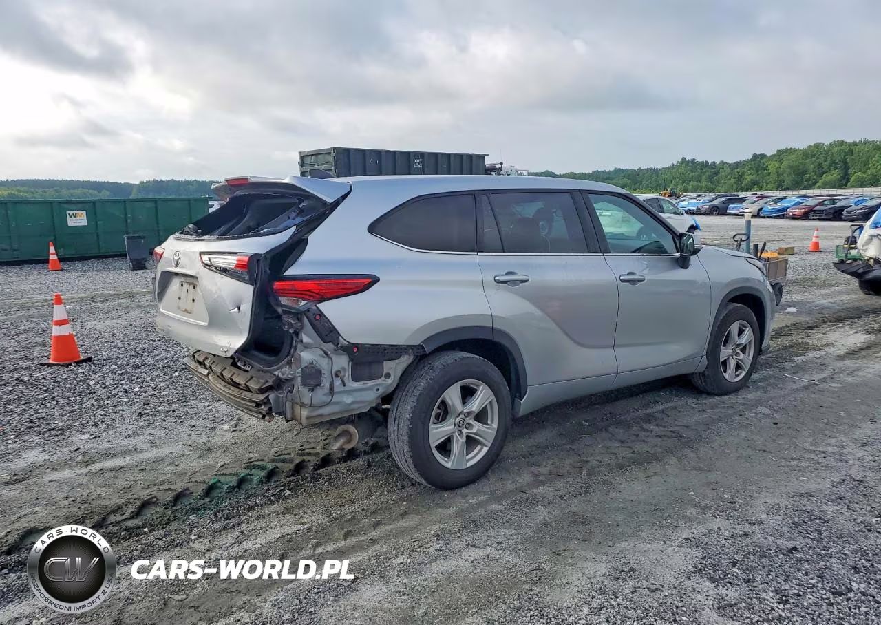 2022 Toyota Highlander Le VIN:5TDZZRAH5NS542592 - 3