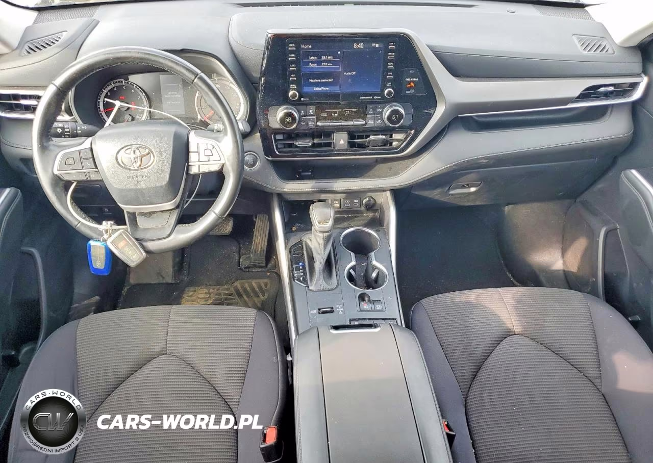 2022 Toyota Highlander Le VIN:5TDZZRAH5NS542592 - 8