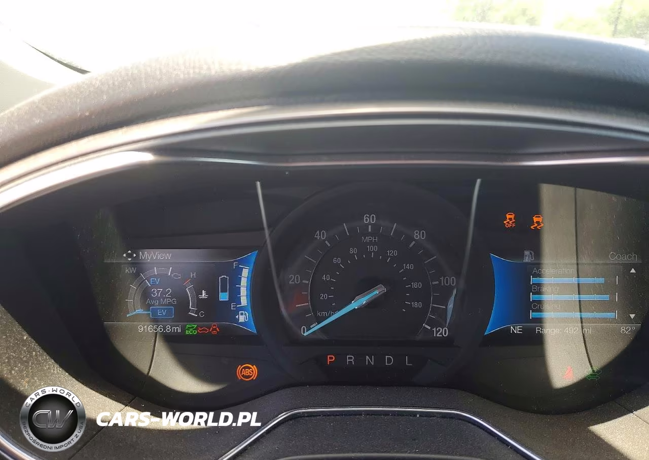 2017 Ford Fusion S Hybrid VIN:3FA6P0UU2HR250683 - 9